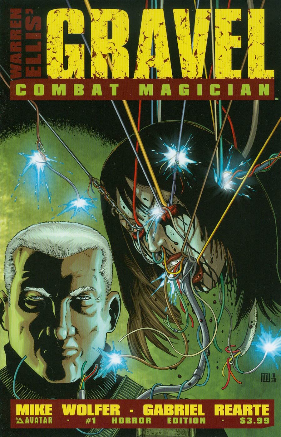 Gravel Combat Magician #1 Cover C Horror Cover