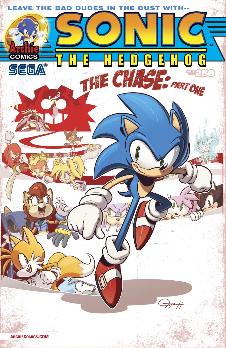 Sonic The Hedgehog Vol 2 #258 Cover A Regular Rafa Knight Cover