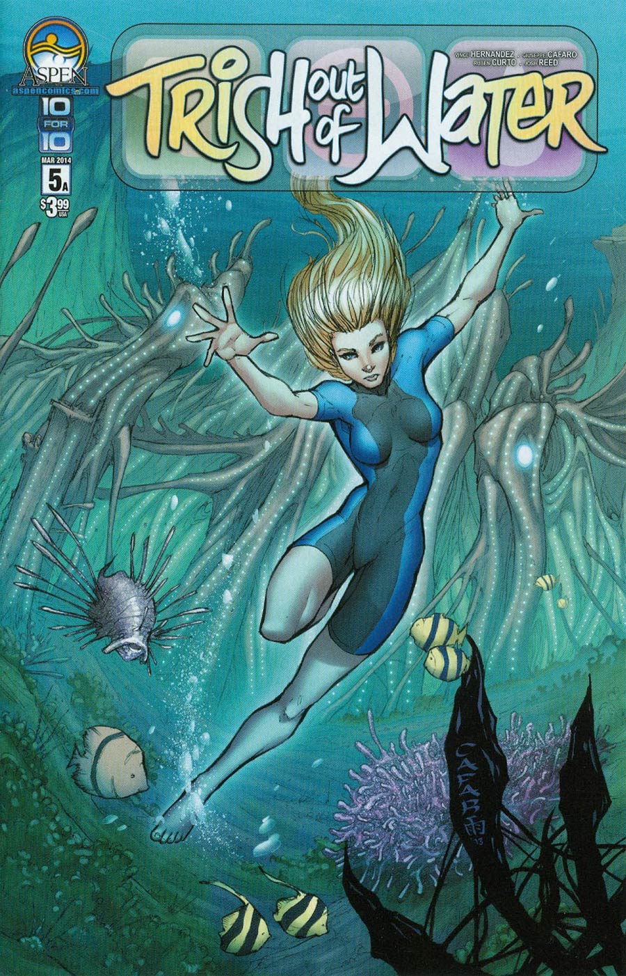 Trish Out Of Water #5 Cover A Giuseppe Cafaro