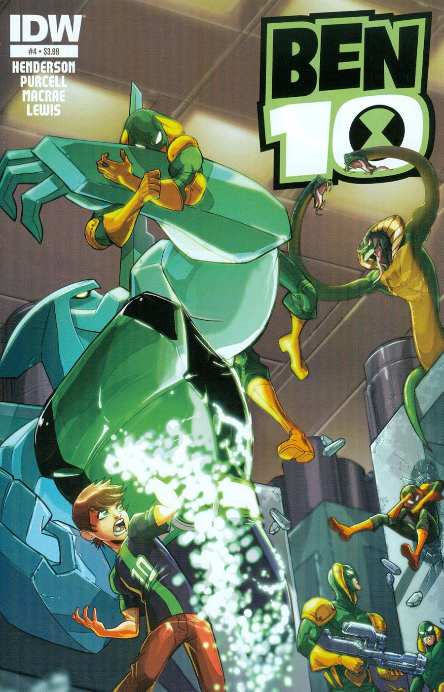 Ben 10 #4 Cover A Regular Eddie Nunez Cover