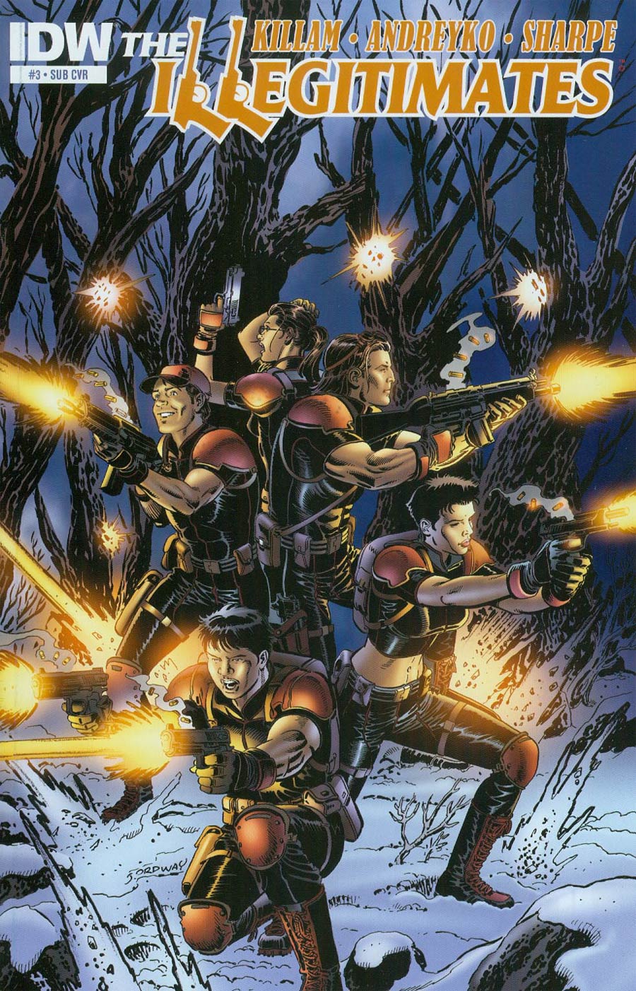 Illegitimates #3 Cover B Variant Jerry Ordway Subscription Cover