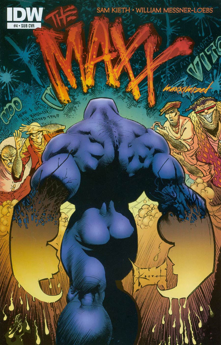 Maxx Maxximized #4 Cover B Variant Sam Kieth Subscription Cover