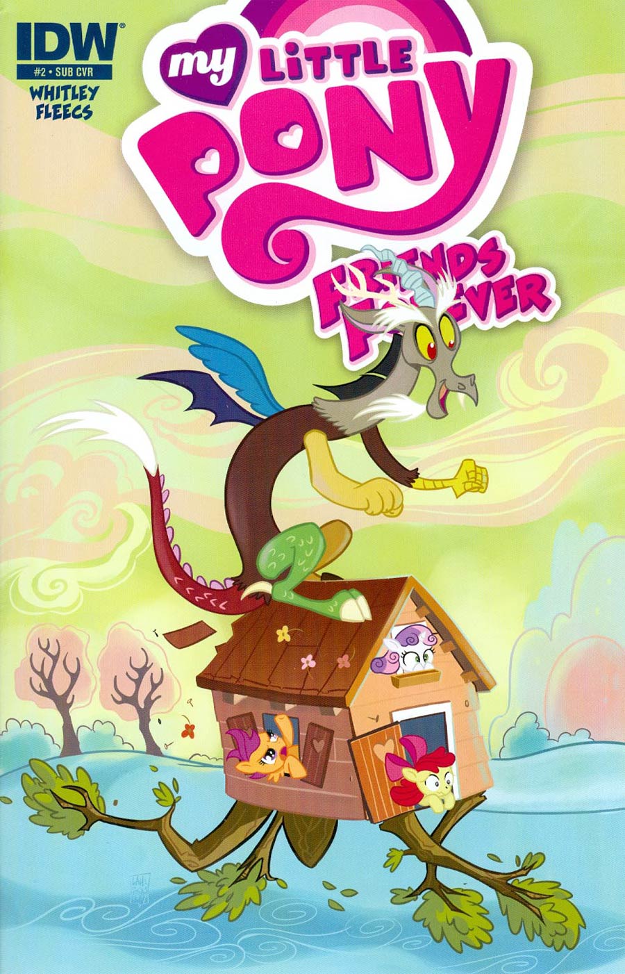 My Little Pony Friends Forever #2 Cover B Variant Lea Hernandez Subscription Cover