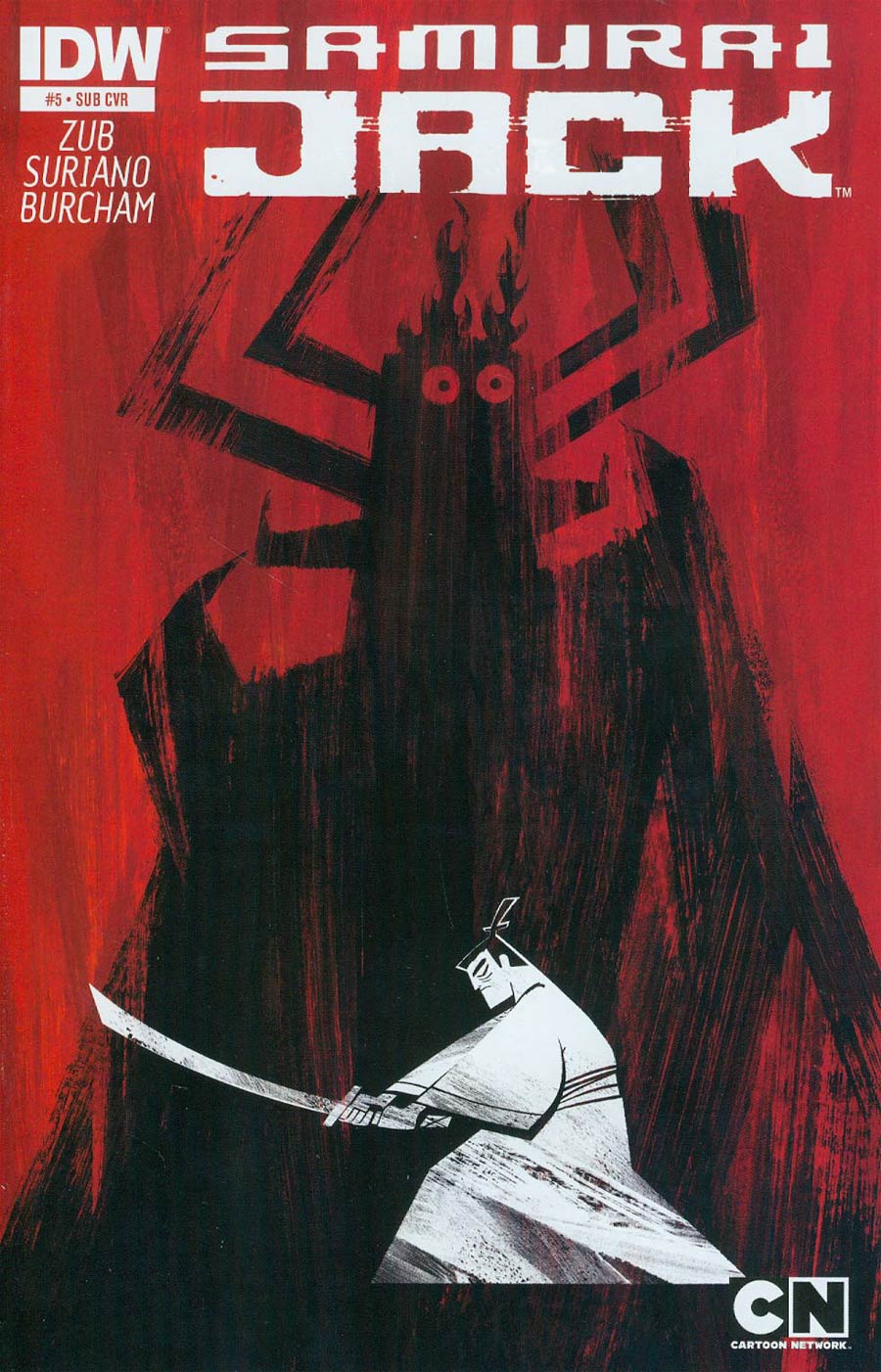 Samurai Jack #5 Cover B Variant Genndy Tartakovsky Subscription Cover