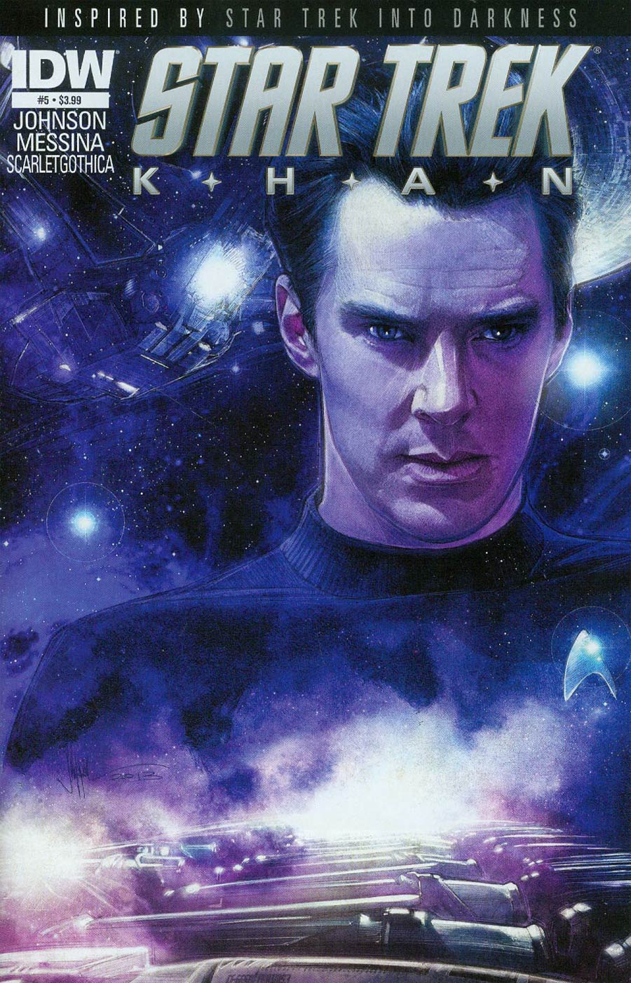 Star Trek Khan #5 Cover A Regular Paul Shipper Cover
