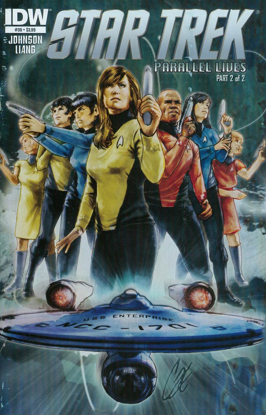Star Trek (IDW) #30 Cover A Regular Cat Staggs Cover