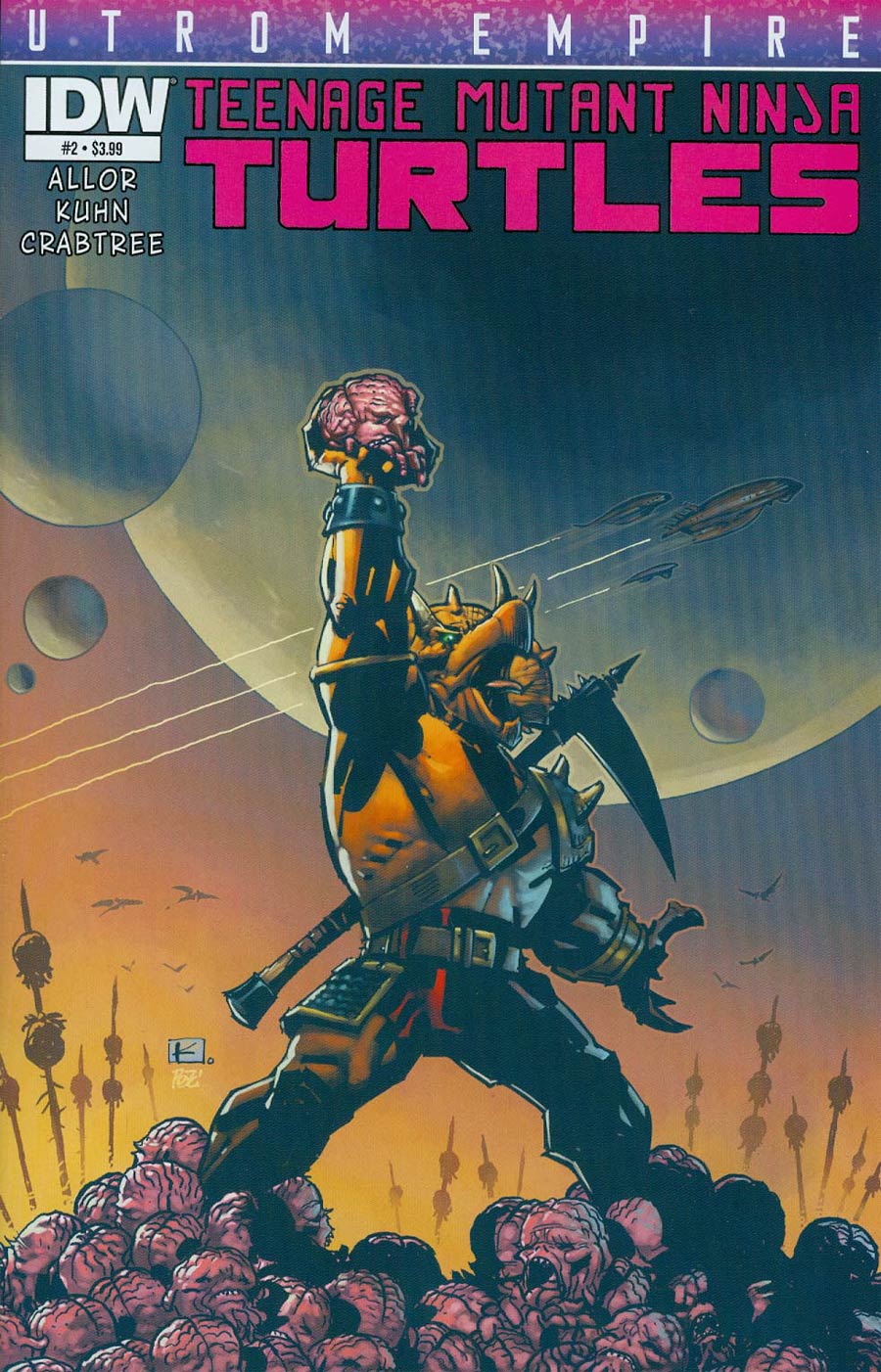 Teenage Mutant Ninja Turtles Utrom Empire #2 Cover A Regular Andy Kuhn Cover