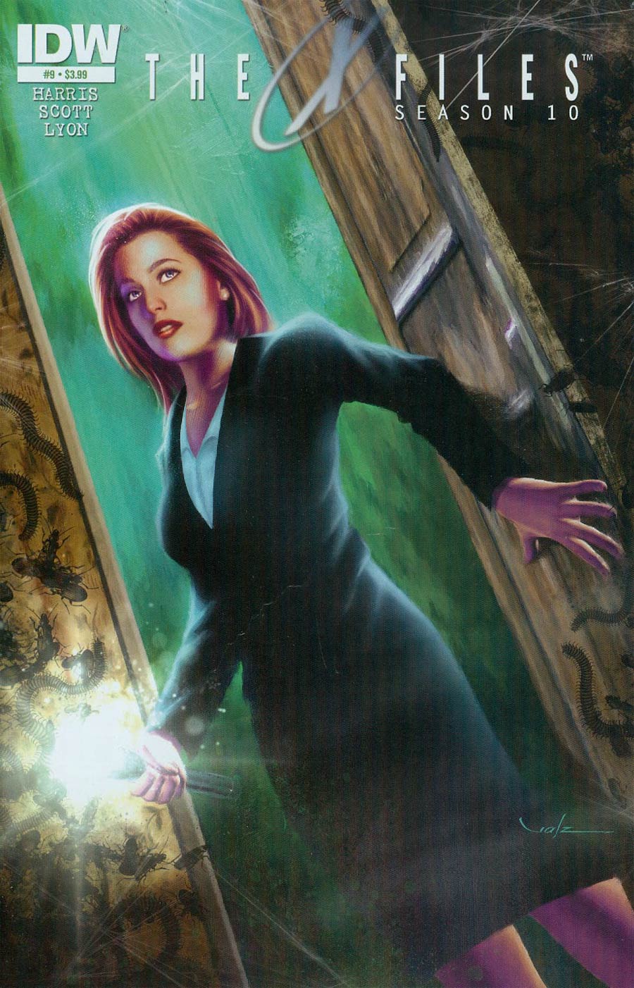 X-Files Season 10 #9 Cover A Regular Carlos Valenzuela Cover