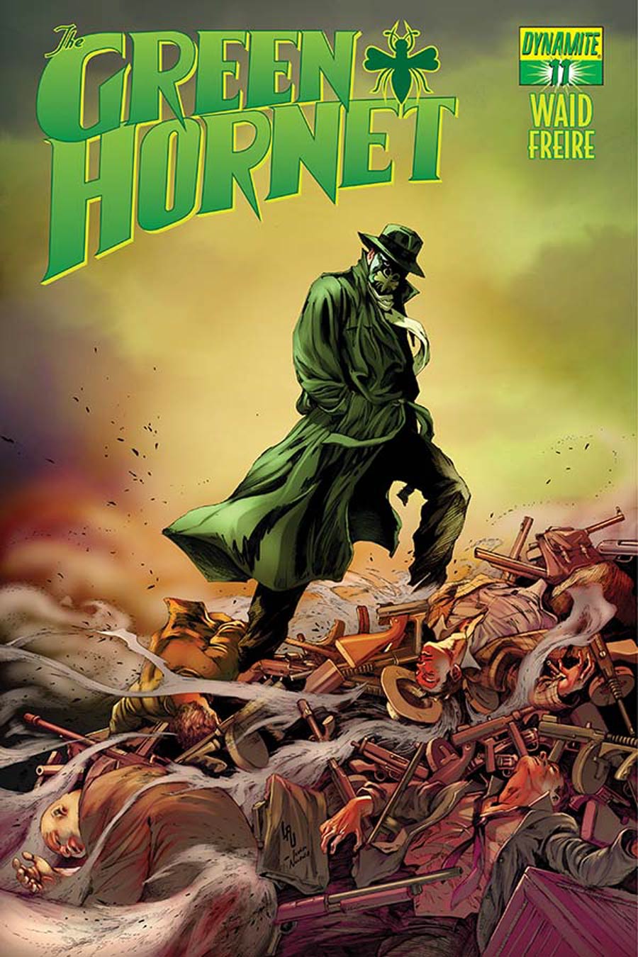 Mark Waids Green Hornet #11 Cover B Variant Jonathan Lau Subscription Cover