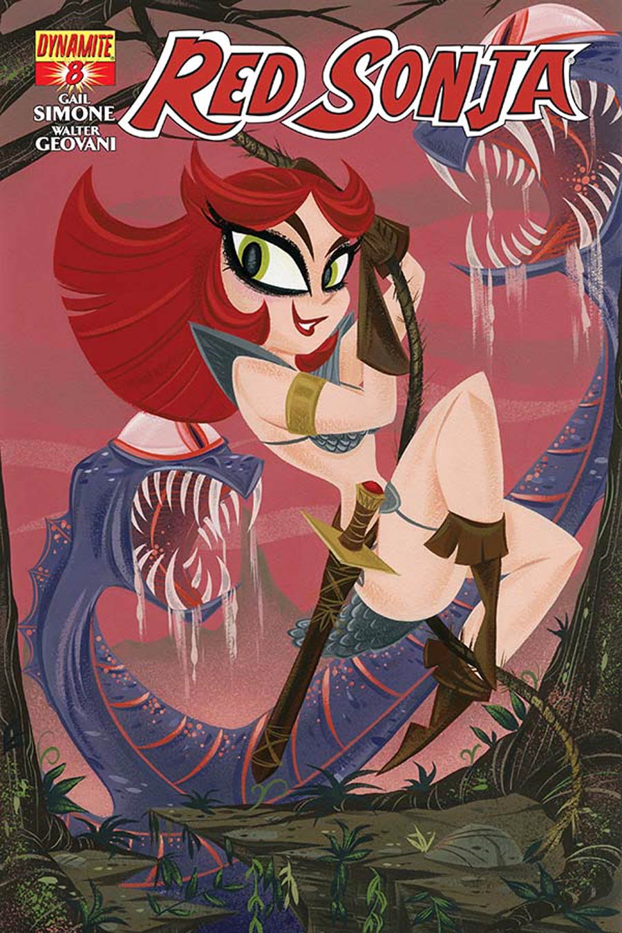 Red Sonja Vol 5 #8 Cover C Variant Stephanie Buscema Subscription Cover