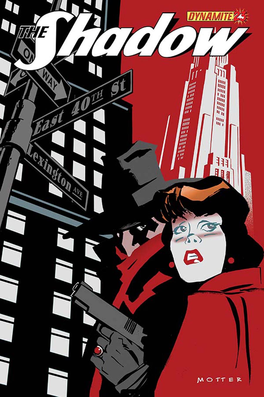 Shadow Vol 5 #23 Cover B Variant Dean Motter Cover