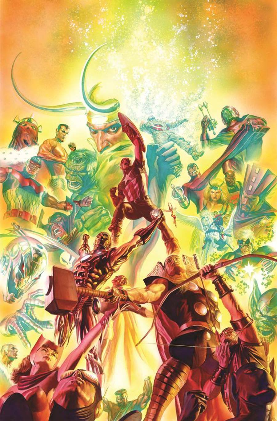 Avengers 75th Anniversary By Alex Ross Poster