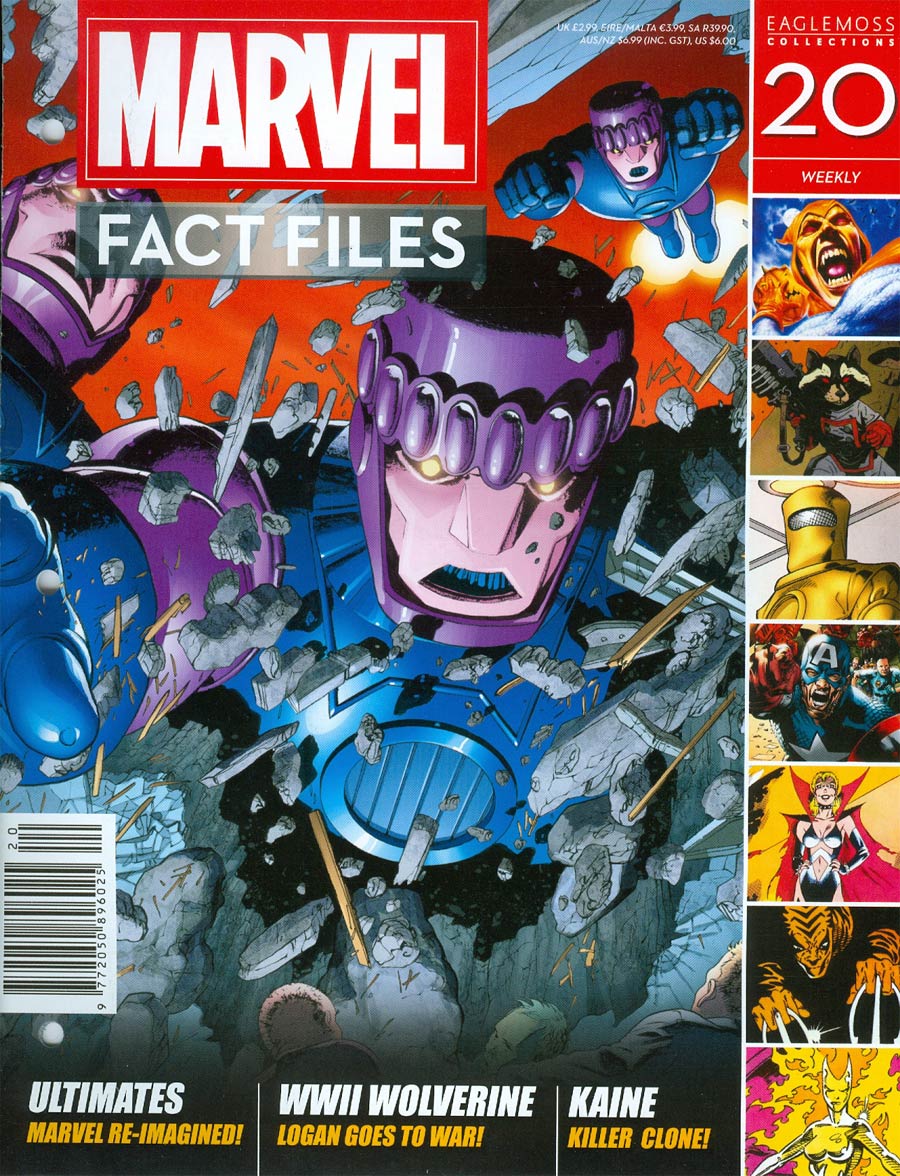 Marvel Fact Files #20 Sentinels Cover
