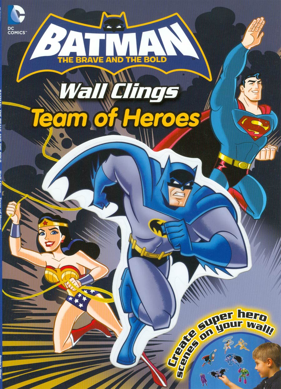 Batman The Brave And The Bold Wall Clings Team Of Heroes SC
