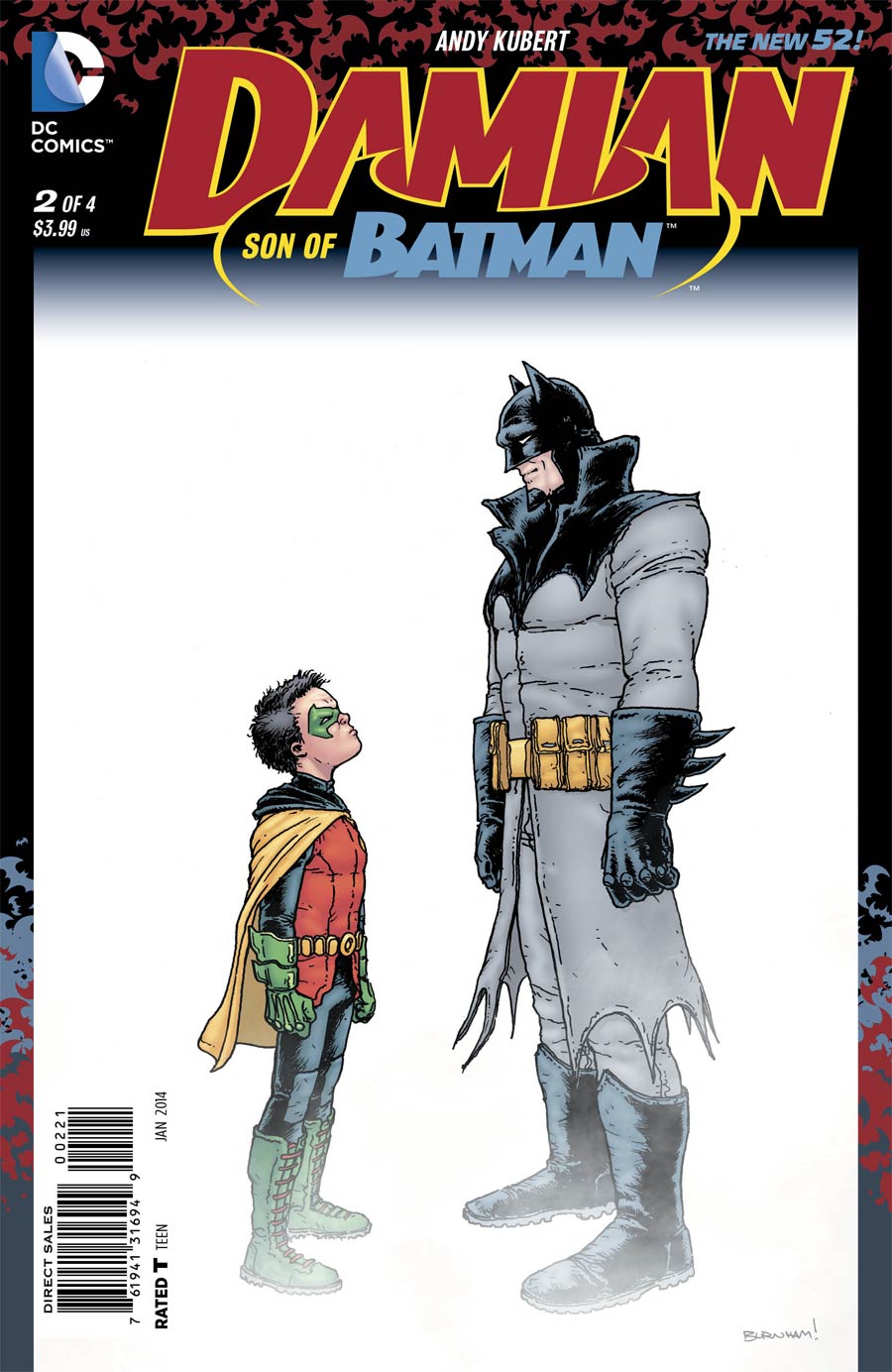 Damian Son Of Batman #2 Cover B Incentive Chris Burnham Variant Cover