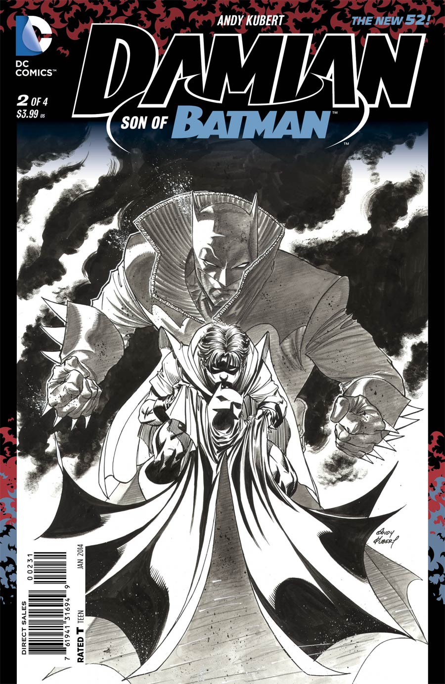 Damian Son Of Batman #2 Cover C Incentive Andy Kubert Sketch Cover