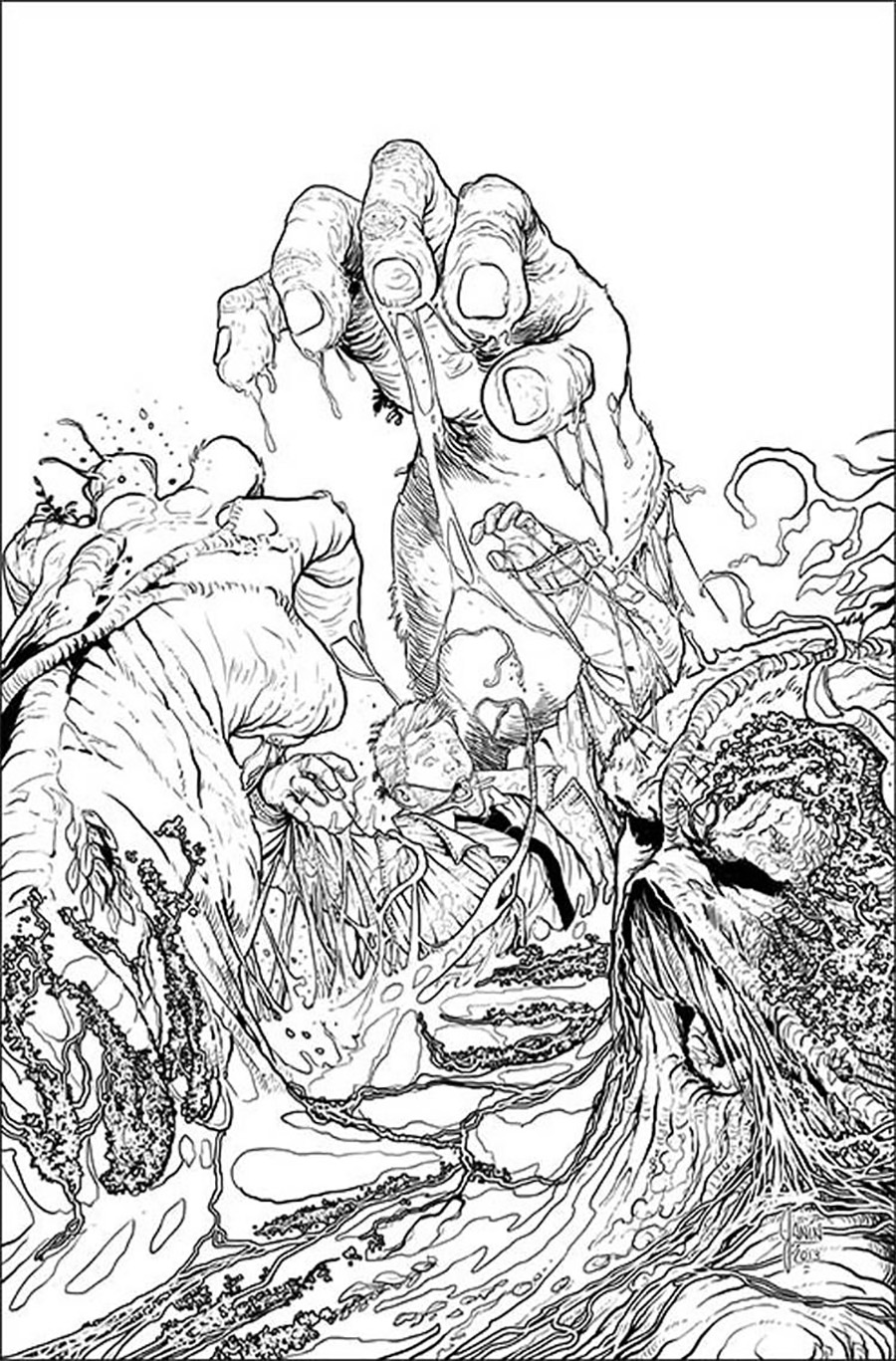 Justice League Dark #25 Cover B Incentive Mikel Janin Sketch Cover (Forever Evil Tie-In)