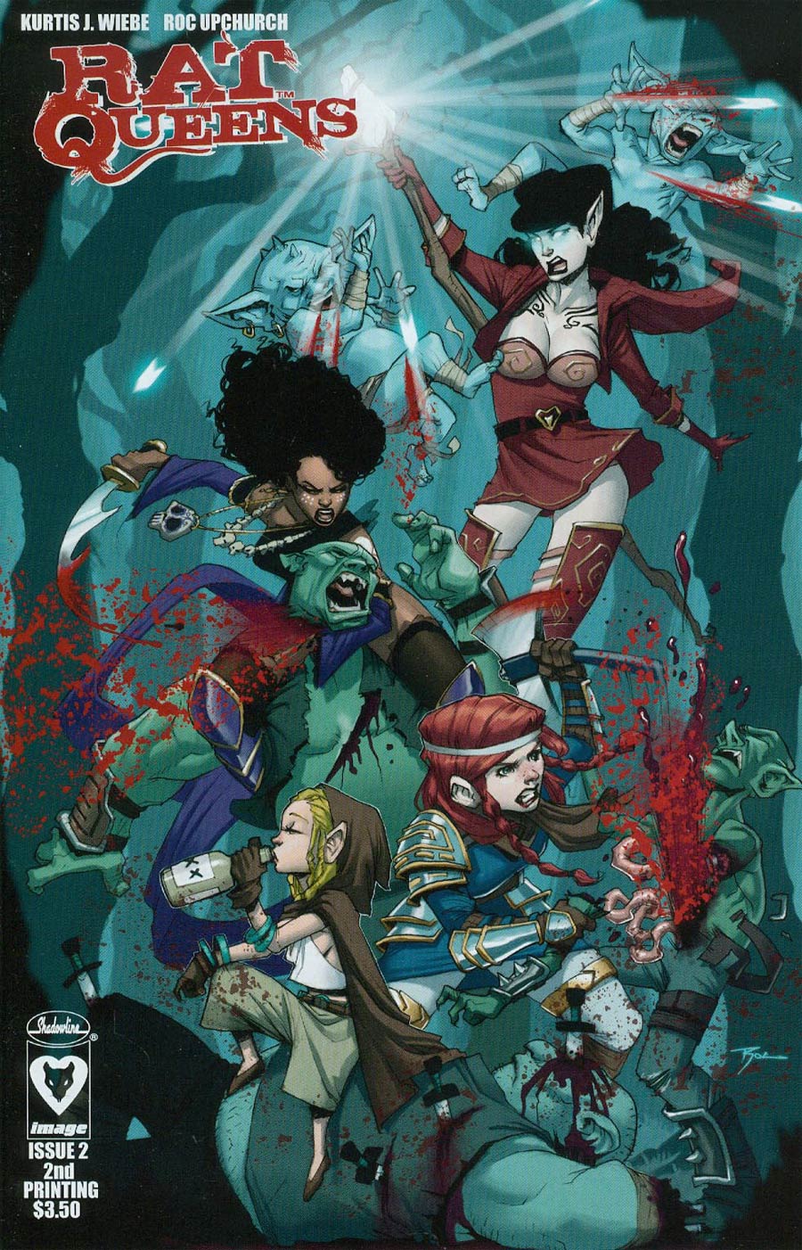 Rat Queens #2 Cover C 2nd Ptg