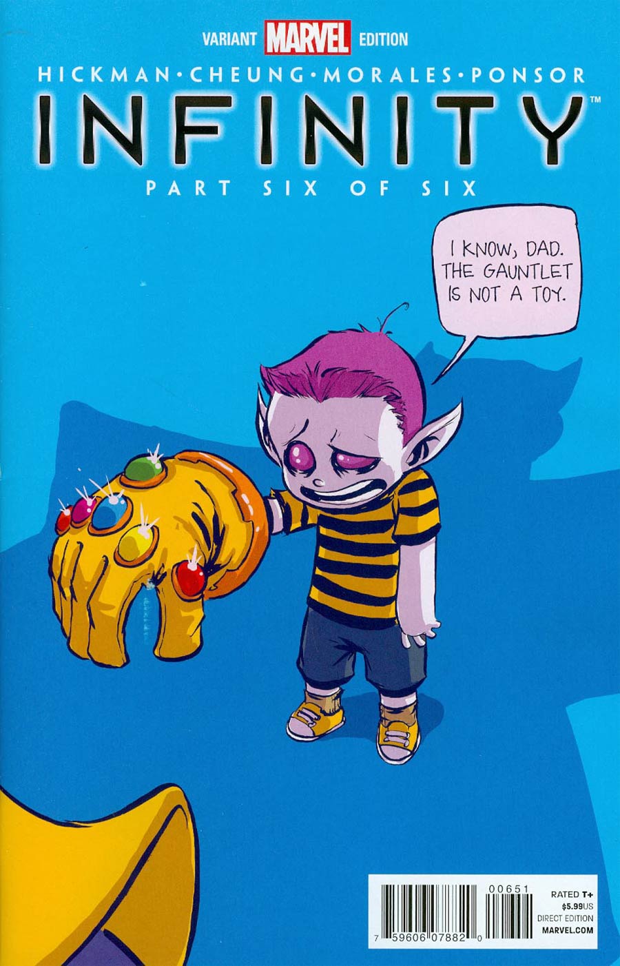 Infinity #6 Cover B Variant Skottie Young Cover