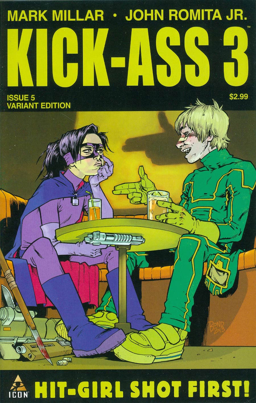 Kick-Ass 3 #5 Cover B Incentive Philip Bond Variant Cover