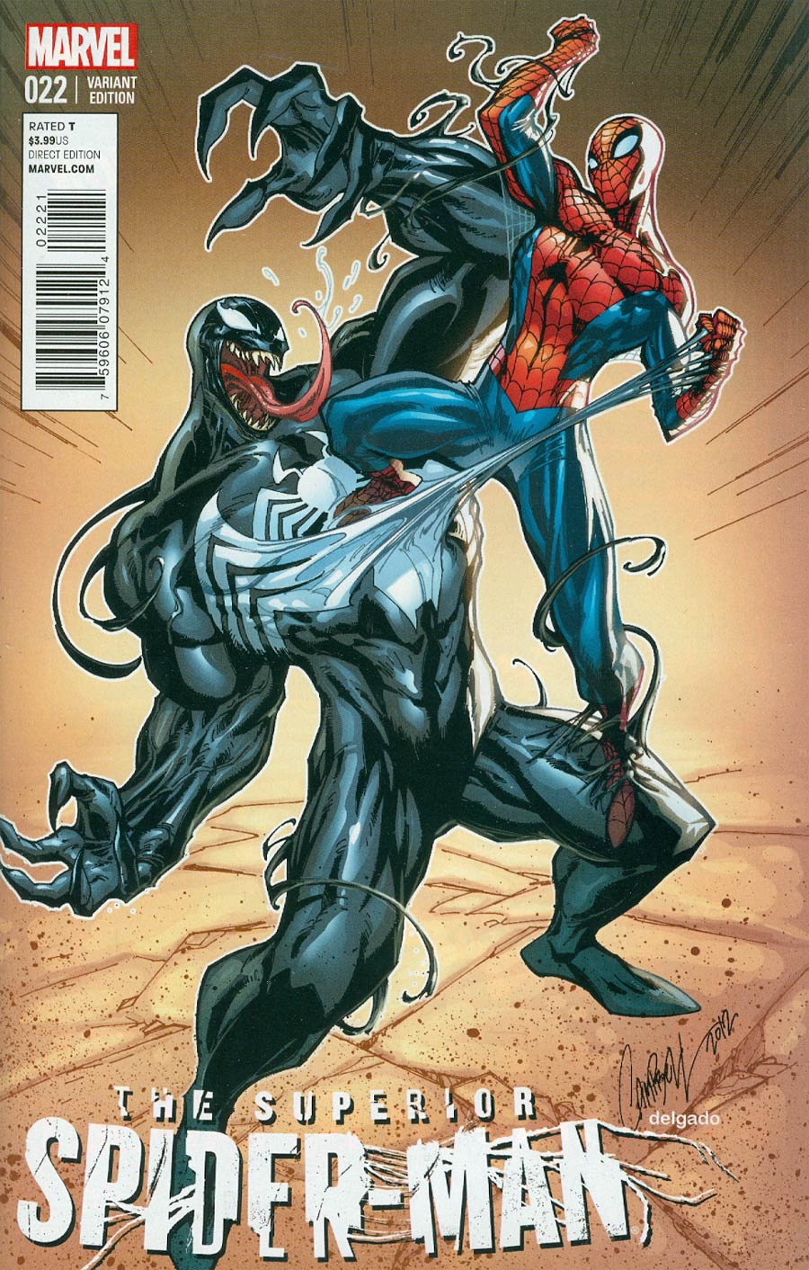 Superior Spider-Man #22 Cover B Incentive J Scott Campbell Variant Cover