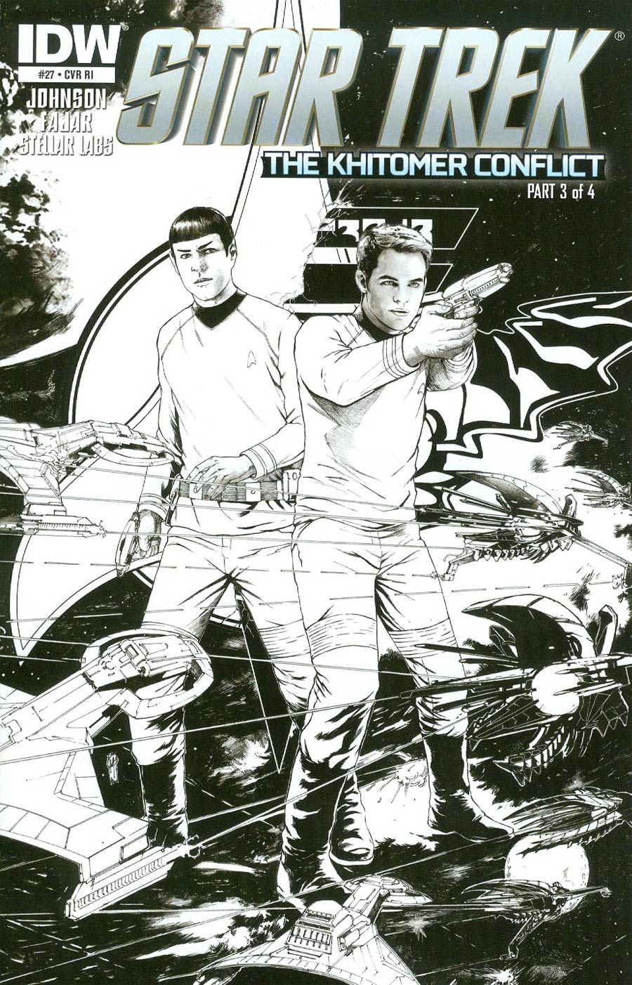 Star Trek (IDW) #27 Cover C Incentive Garrie Gastonny Sketch Cover