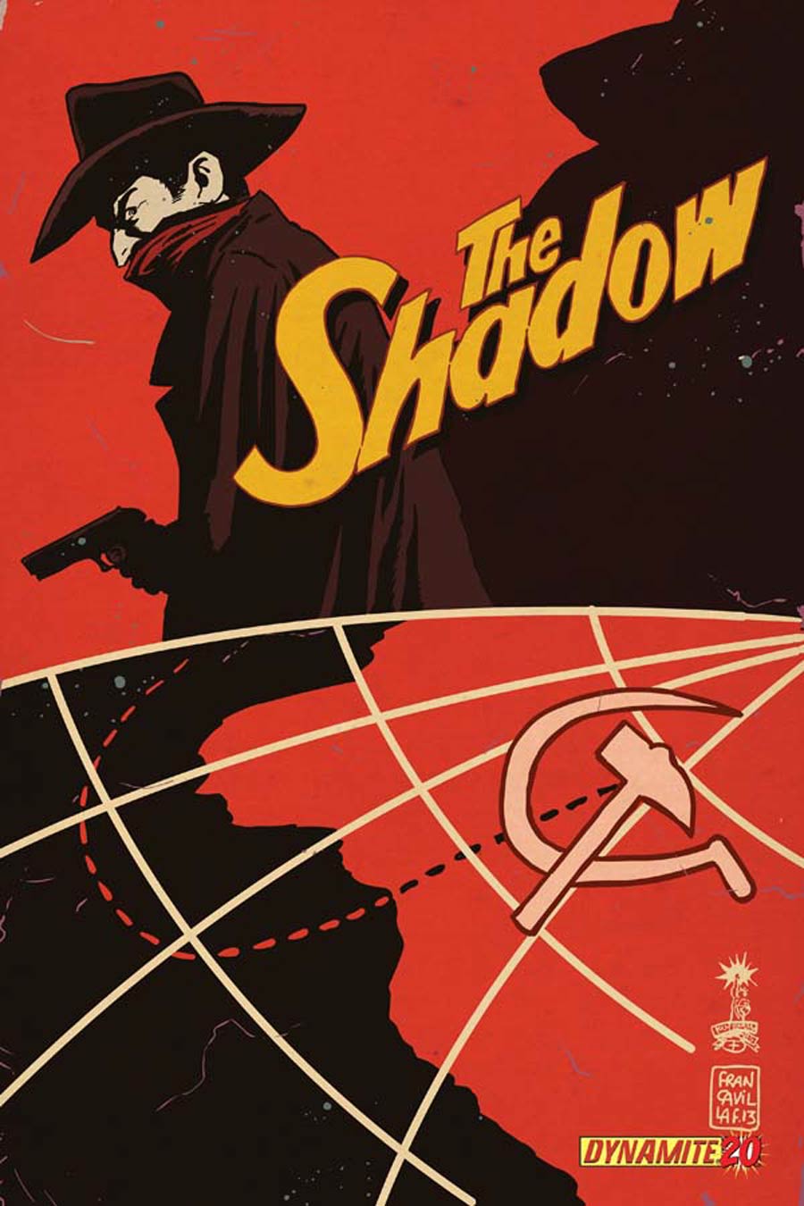 Shadow Vol 5 #20 Cover D Variant Francesco Francavilla Cover