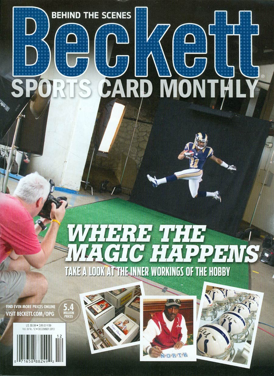 Beckett Sports Card Monthly Vol 30 #12 Dec 2013
