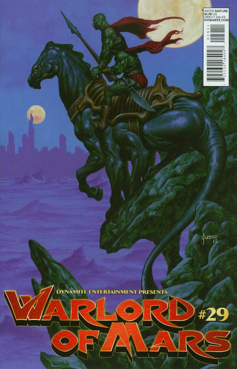 Warlord Of Mars #29 Cover A Regular Joe Jusko Cover