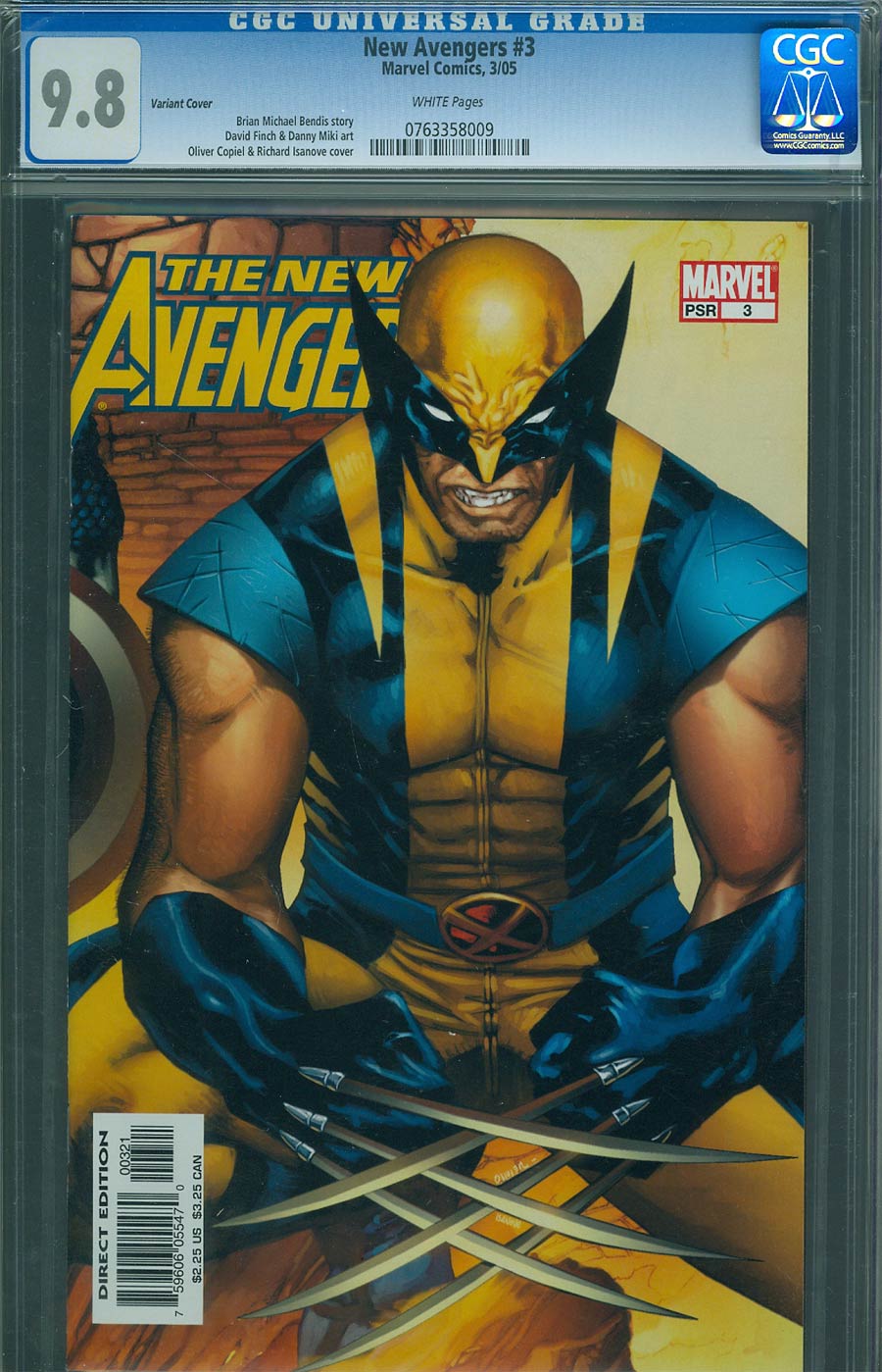 New Avengers #3 Cover C Incentive Coipel Variant Cover CGC 9.8
