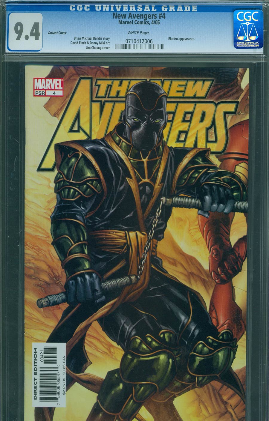 New Avengers #4 Cover C Incentive Cheung Variant Cover CGC 9.4