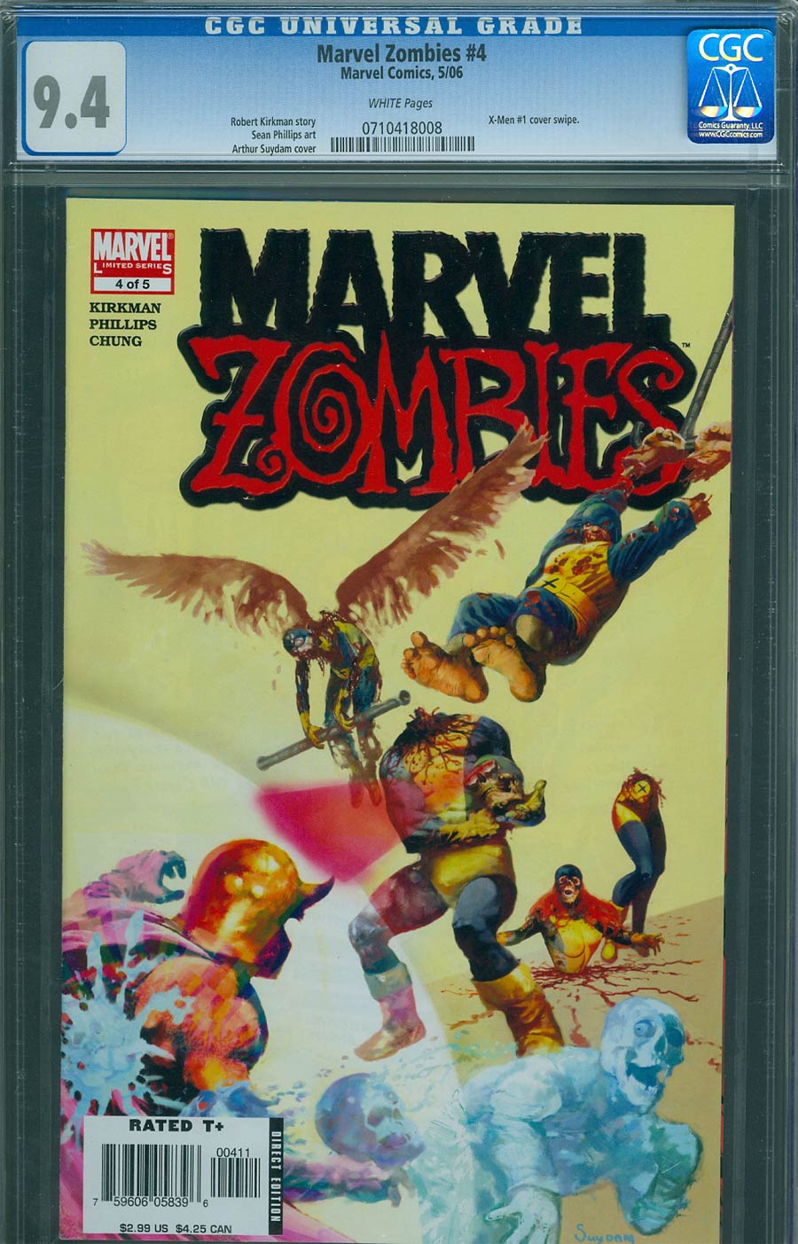Marvel Zombies #4 Cover C 1st Ptg CGC 9.4