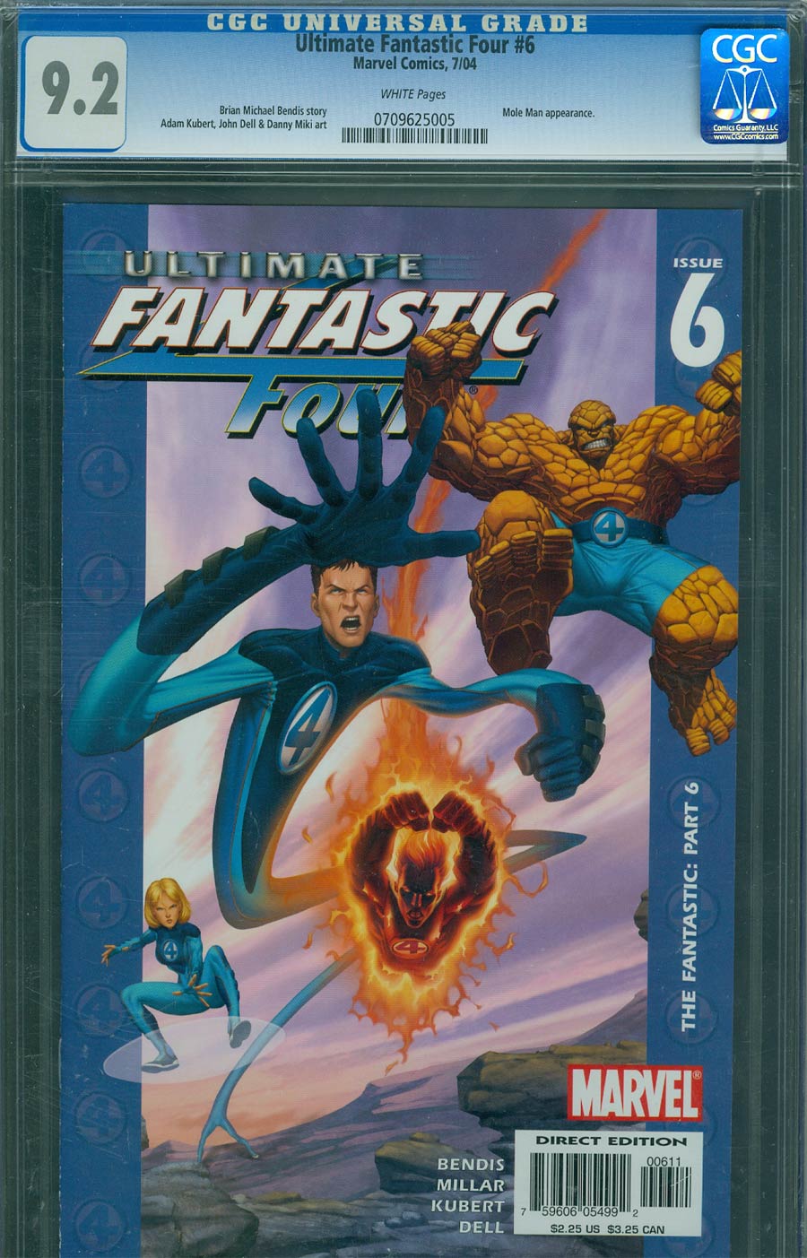 Ultimate Fantastic Four #6 Cover B CGC 9.2