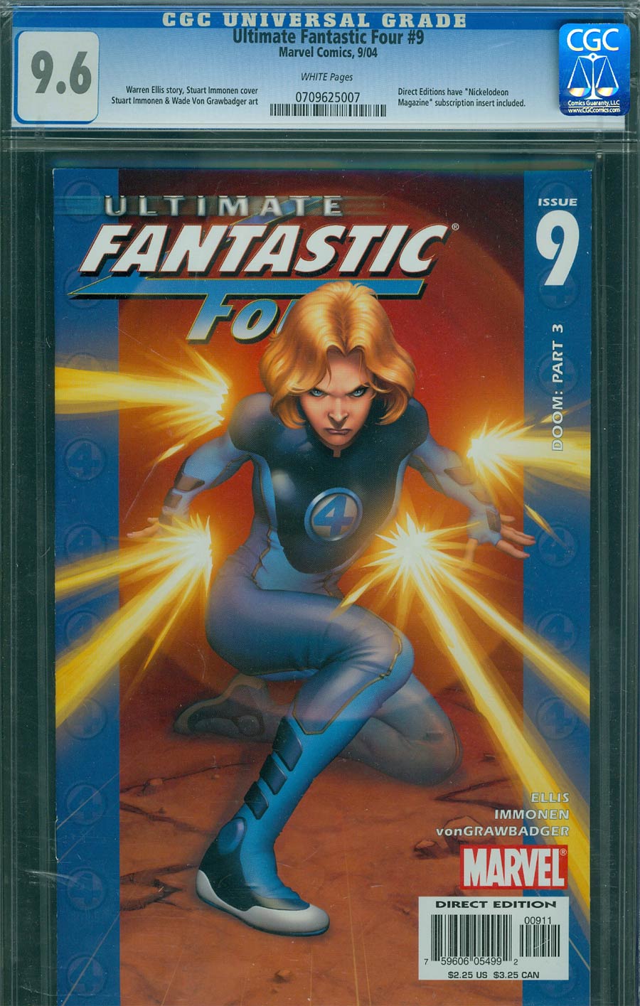 Ultimate Fantastic Four #9 Cover B CGC 9.6