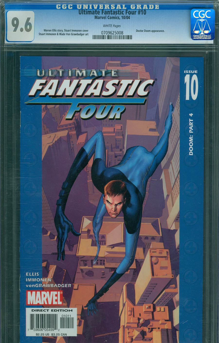 Ultimate Fantastic Four #10 Cover B CGC 9.6