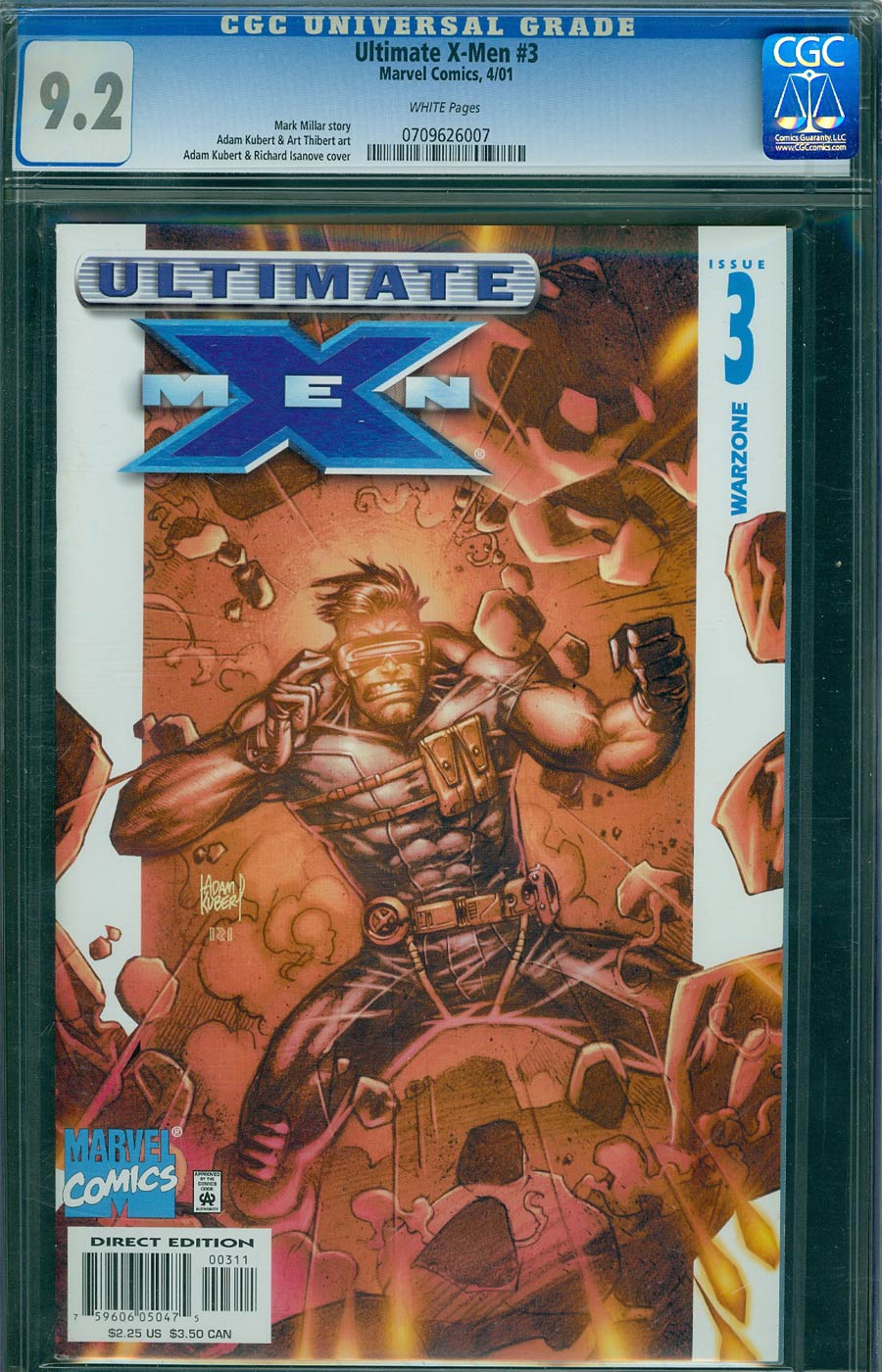 Ultimate X-Men #3 Cover B CGC 9.2