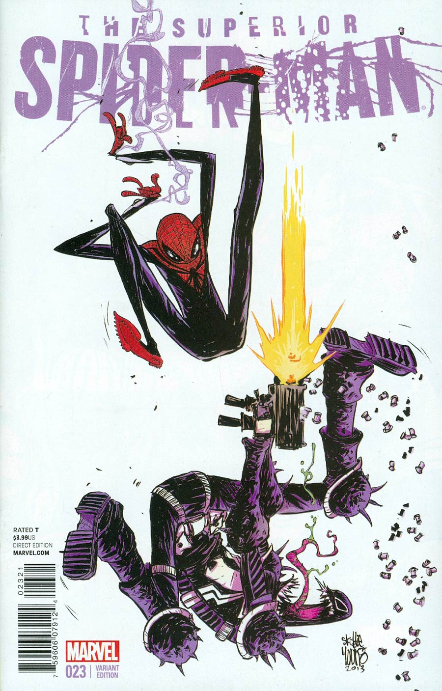 Superior Spider-Man #23 Cover B Incentive Skottie Young Variant Cover