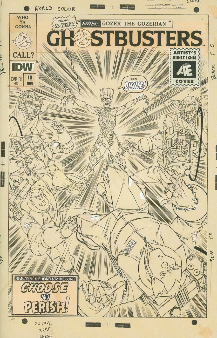 New Ghostbusters #10 Cover C Incentive Dan Schoening Artist Edition Variant Cover