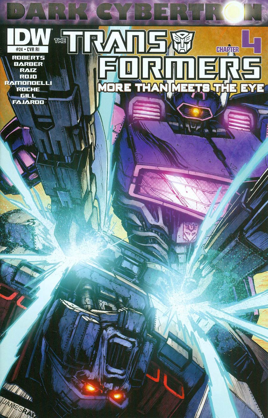 Transformers More Than Meets The Eye #24 Cover C Incentive James Raiz Variant Cover (Dark Cybertron Part 4)