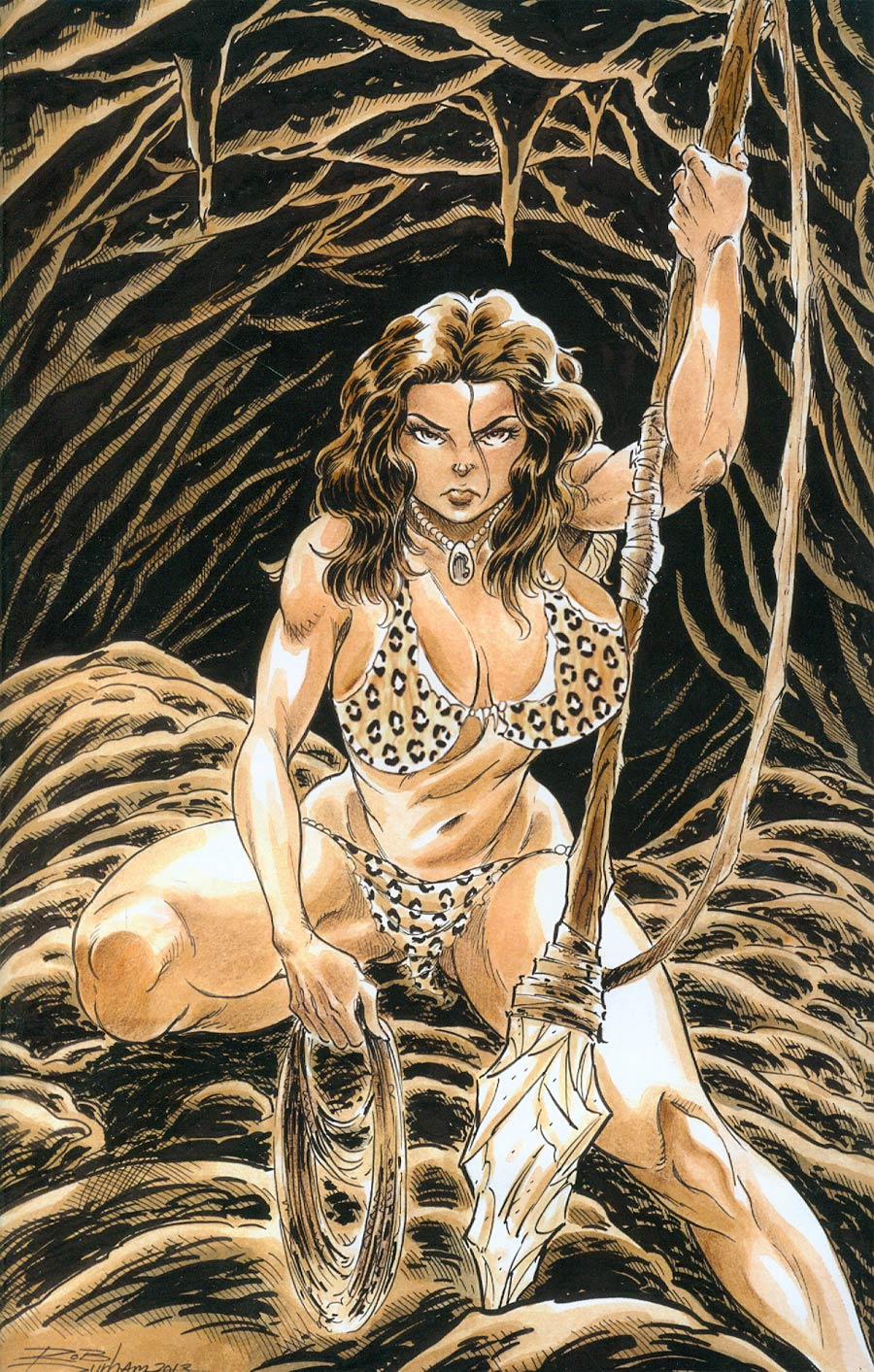 Cavewoman Sea Monsters Rob Durham Special Edition Regular Cover - Midtown  Comics