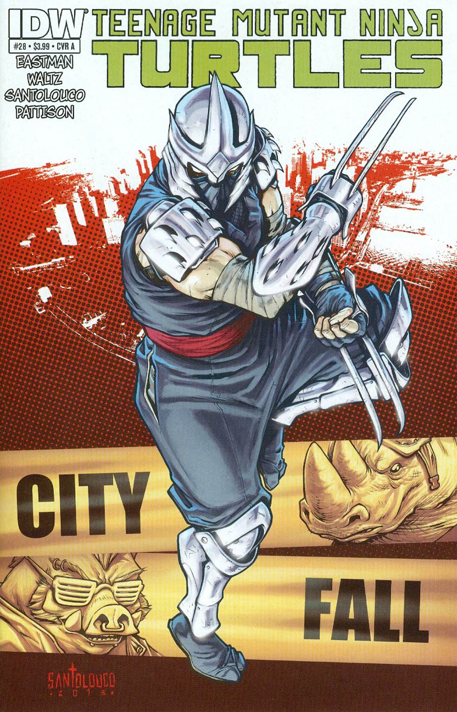 Teenage Mutant Ninja Turtles Vol 5 #28 Cover A Regular Mateus Santolouco Cover