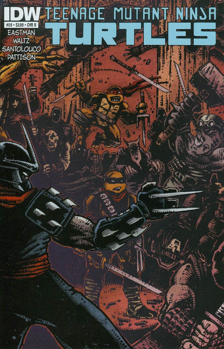 Teenage Mutant Ninja Turtles Vol 5 #28 Cover B Regular Kevin Eastman Cover