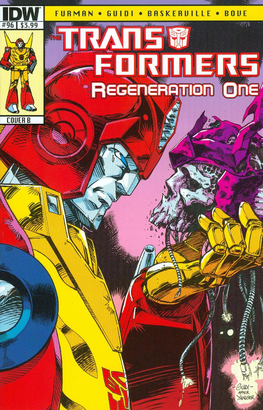 Transformers Regeneration One #96 Cover B Regular Guido Guidi Cover