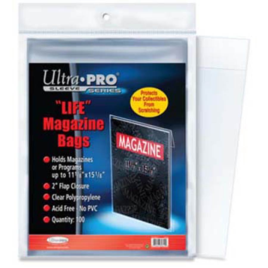 Ultra Pro Life Magazine Size Bags 100-Pack