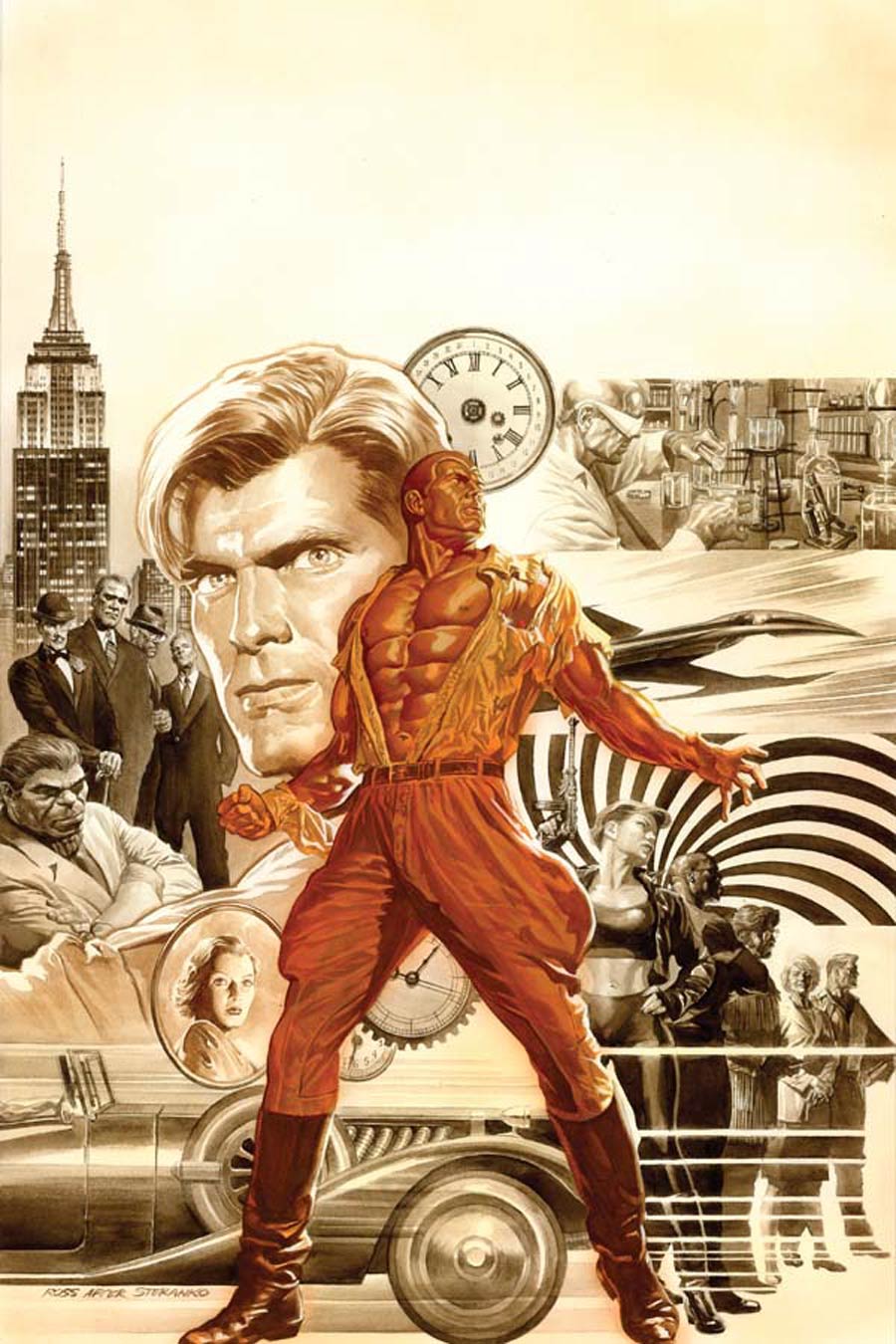 Doc Savage Vol 5 #1 Cover E High-End Alex Ross Virgin Art Ultra-Limited Cover (ONLY 50 COPIES IN EXISTENCE!)