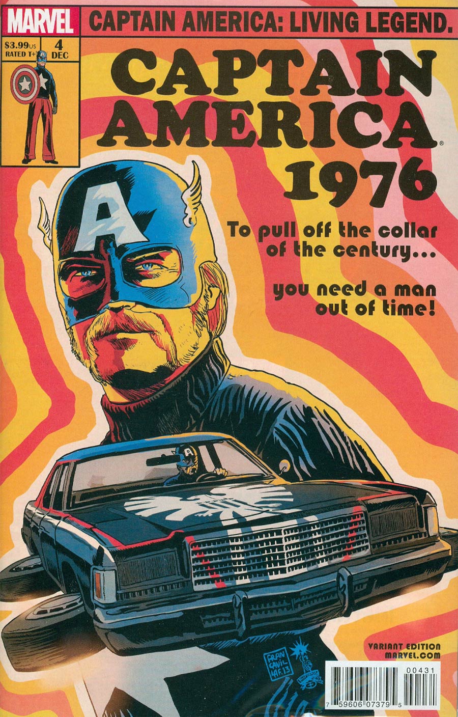 Captain America Living Legend #4 Cover C Incentive Francesco Francavilla Variant Cover