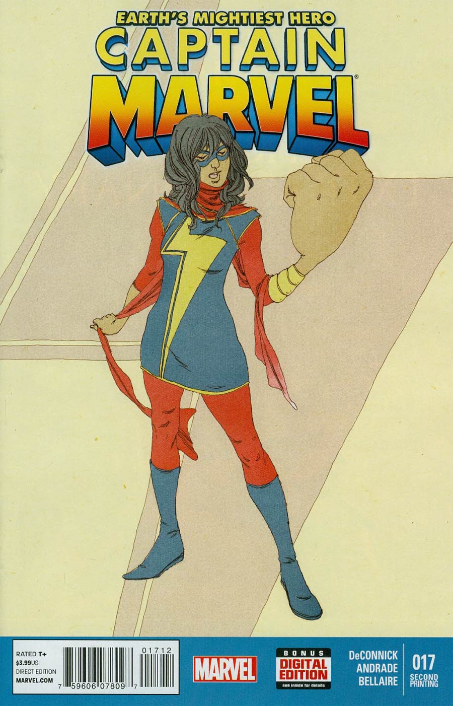 Captain Marvel Vol 6 #17 Cover C 2nd Ptg Adrian Alphona Variant Cover