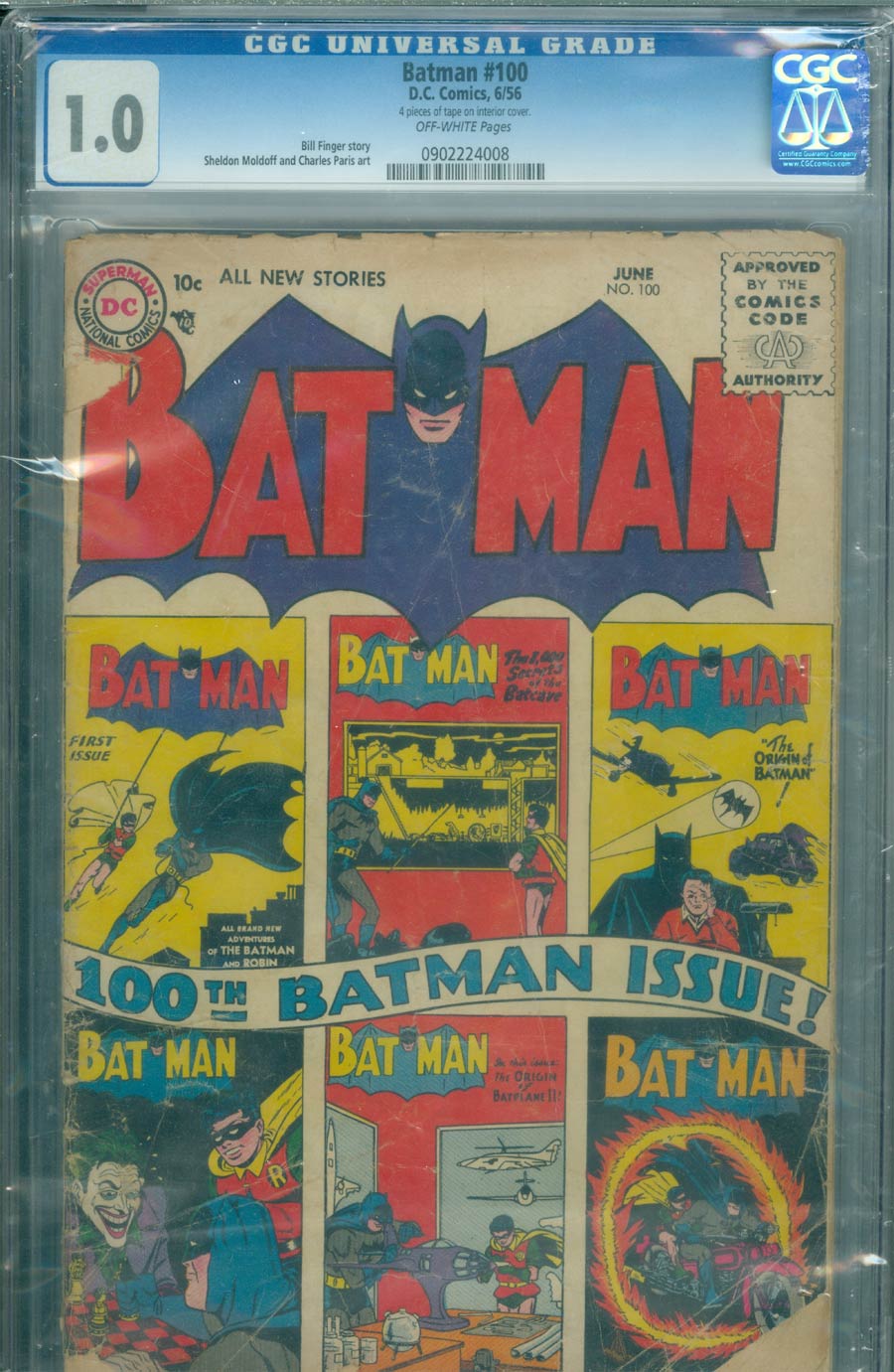 Batman #100 Cover B CGC 1.0