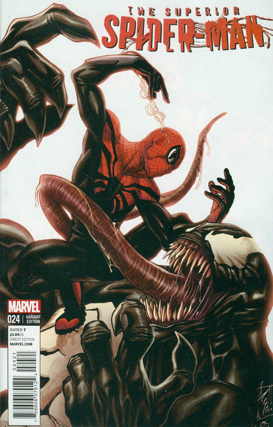 Superior Spider-Man #24 Cover B Incentive Stefano Caselli Variant Cover