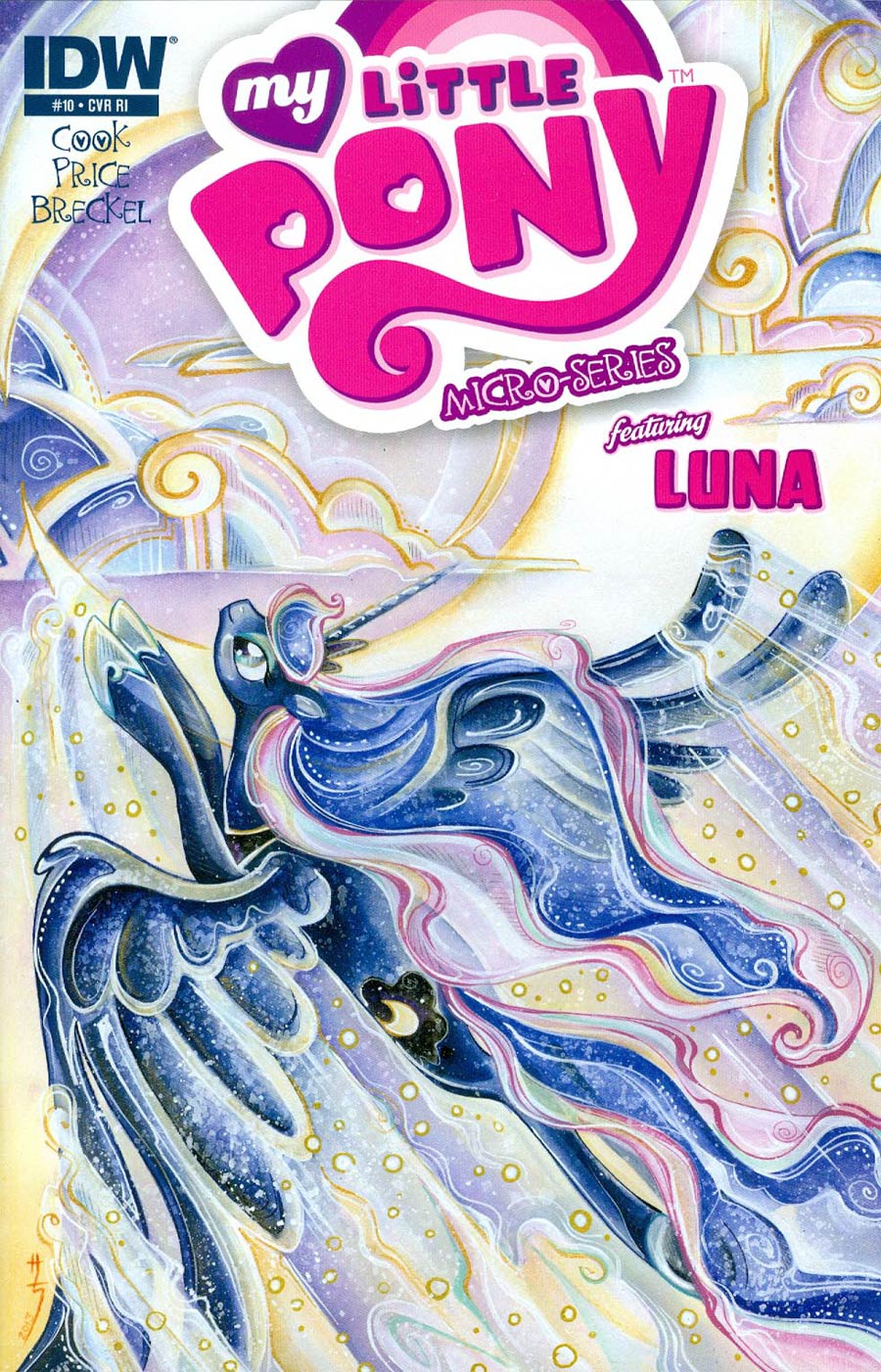 My Little Pony Micro-Series #10 Luna Cover C Incentive Andy Price Variant Cover